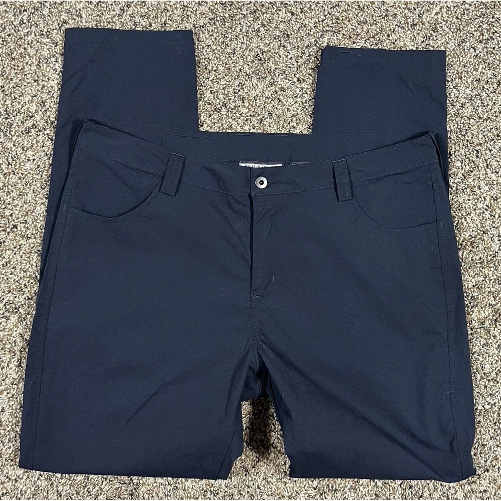 GoRuck Simple Pants Women Size 14 Black‎ Made In The USA Lightweight Tough
